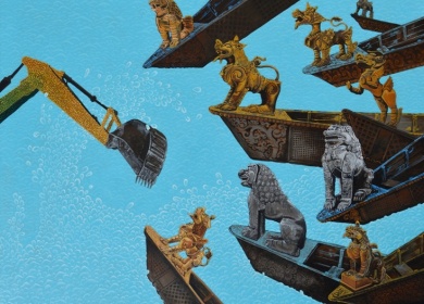 About my boat series artworks