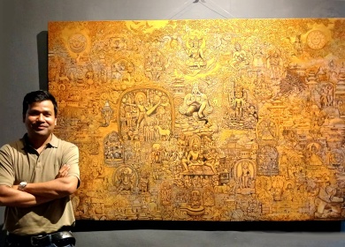 Infinite Divinity | Contemporary Nepali Art by Ishan Pariyar